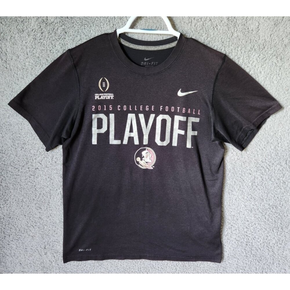 NIKE Size Medium FSU Florida State Seminoles 2015 College Playoffs Dri-Fit Shirt